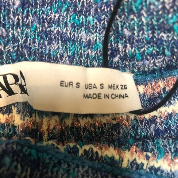 NWT ZARA HIGH WAISTED TWEED SWEATER SHORTS - Picture 5 of 6